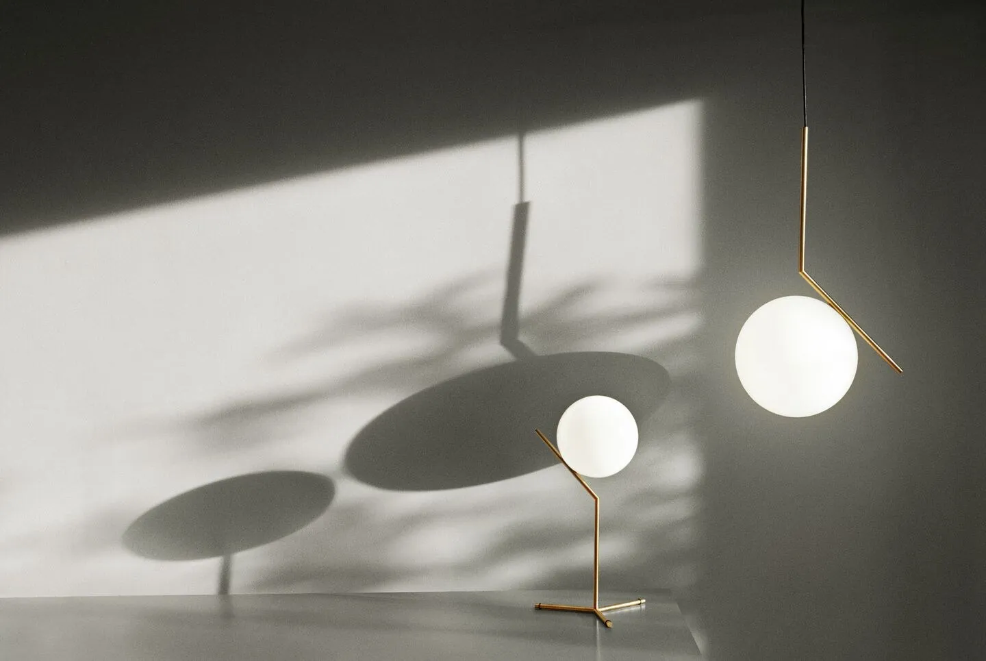 Flos: colgante y lámpara de mesa