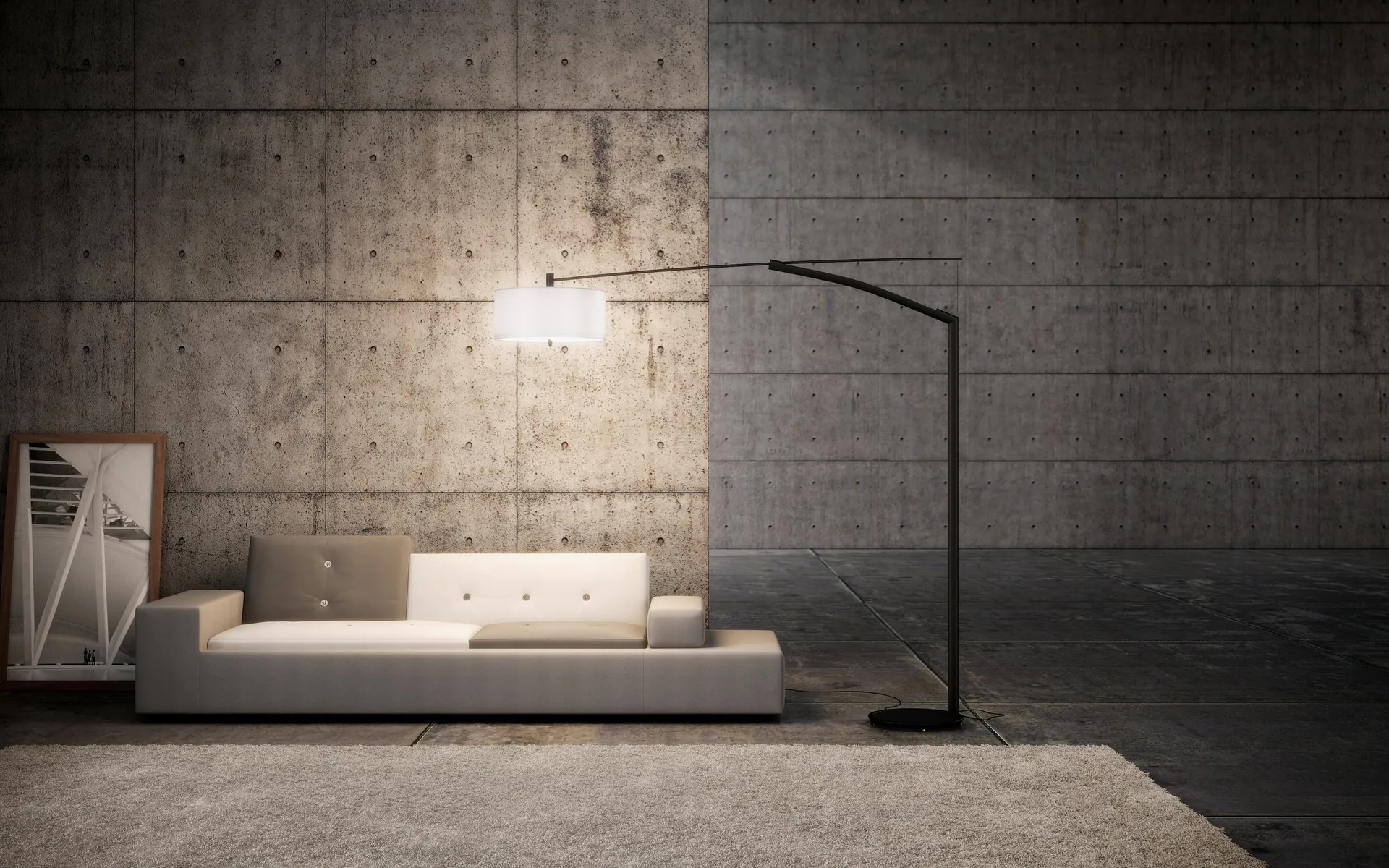 El interior del showroom de Betton